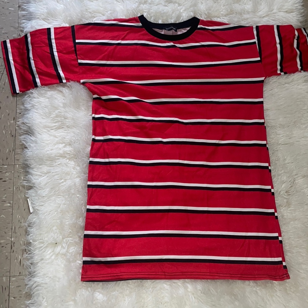 Over sized t shirt dress.